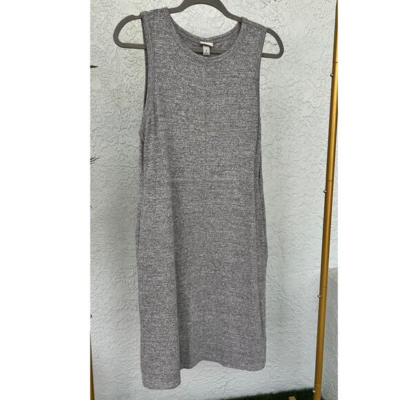 A New Day Women's Sleeveless Shift Dress Gray Melange Color Sz M - Picture 1 of 10